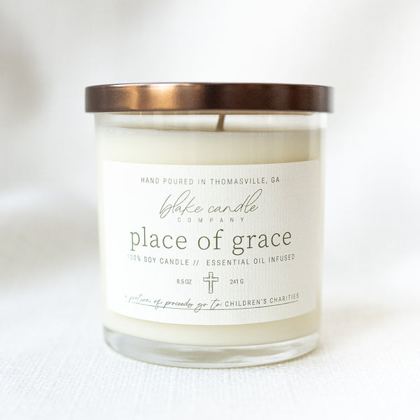 Blake Candle Company - Place of Grace 8.5 oz Candle