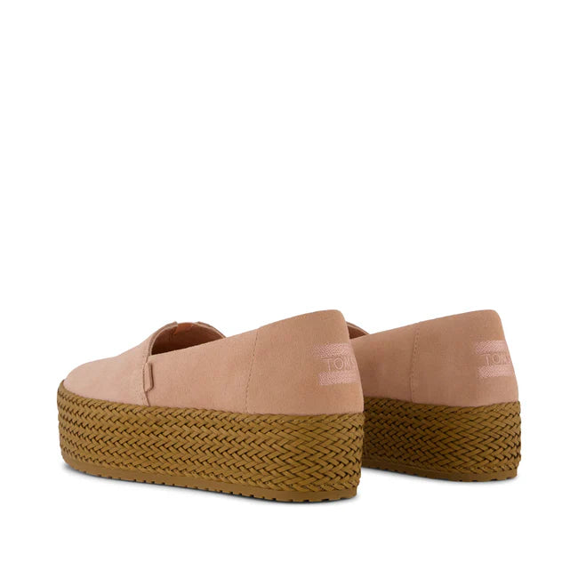 TOMS - Valencia Platform Espadrille (Light Pink)