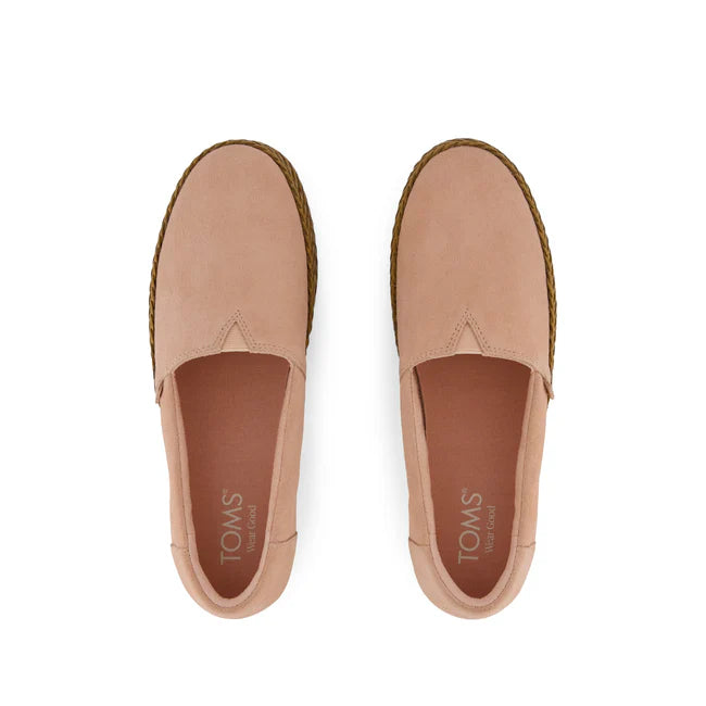 TOMS - Valencia Platform Espadrille (Light Pink)