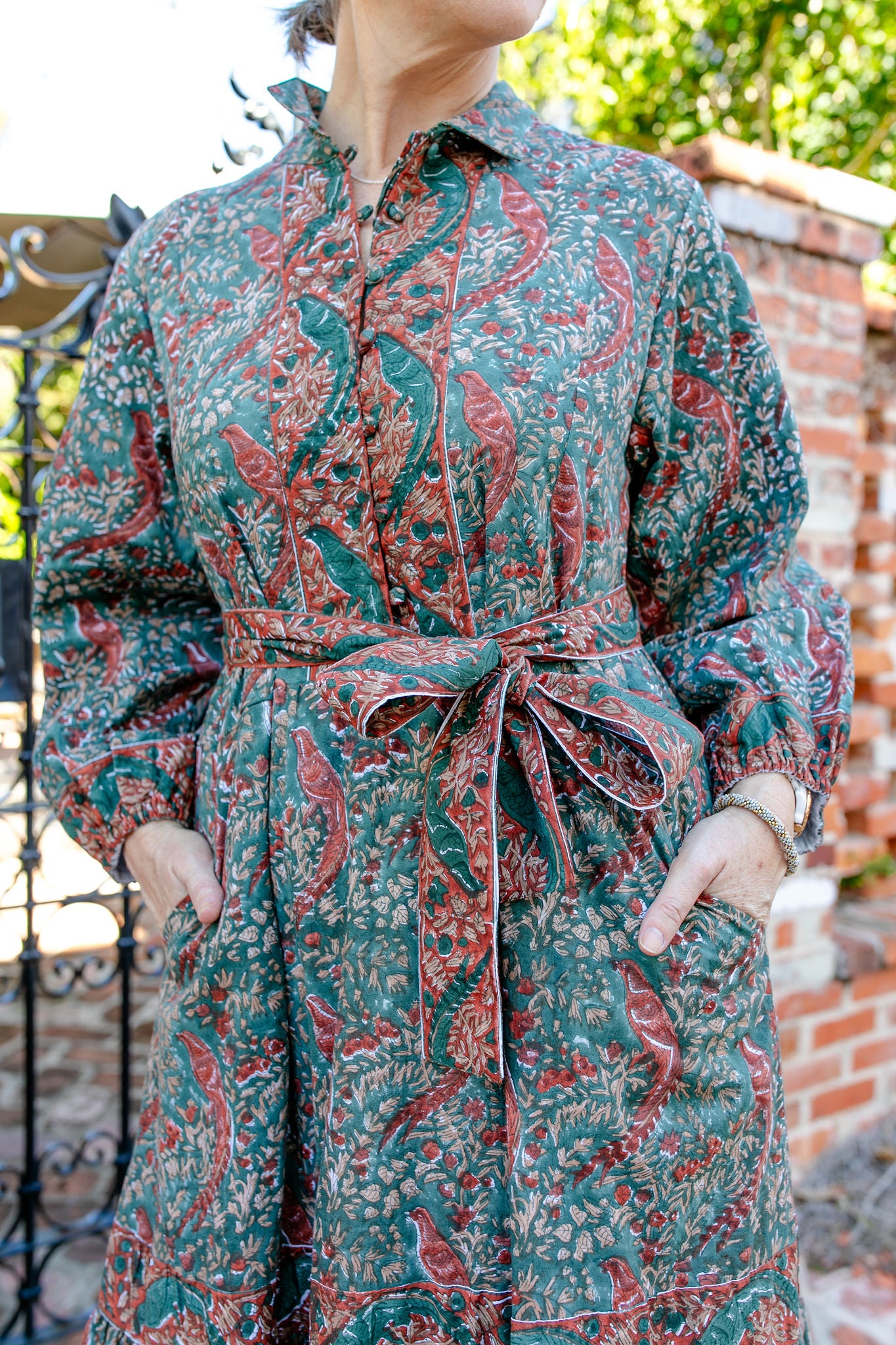 The Holly Maxi Dress in Maple - Victoria Dunn