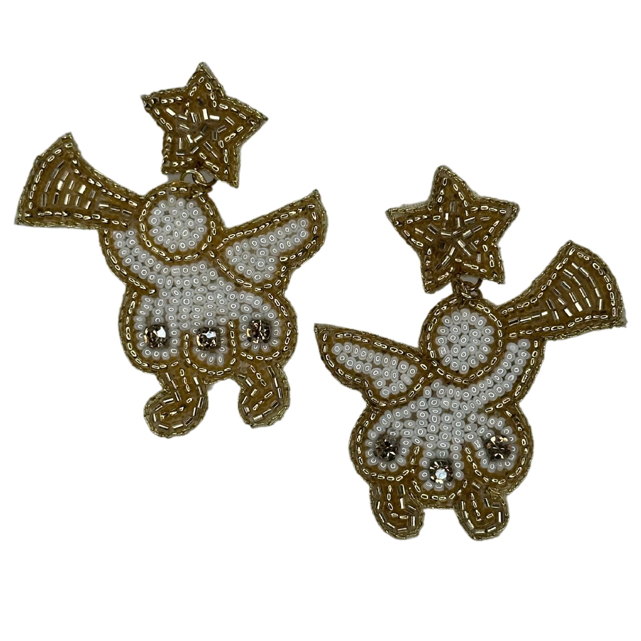 Christmas Angel Drop Earrings