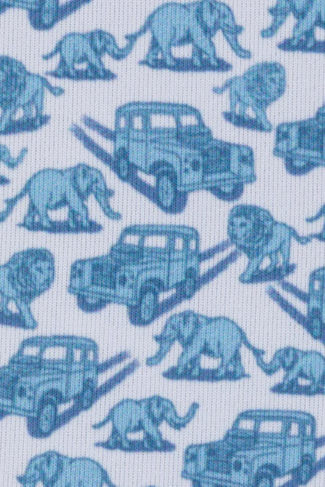 Genteal - Brrr Printed Polo (White Rover Safari)