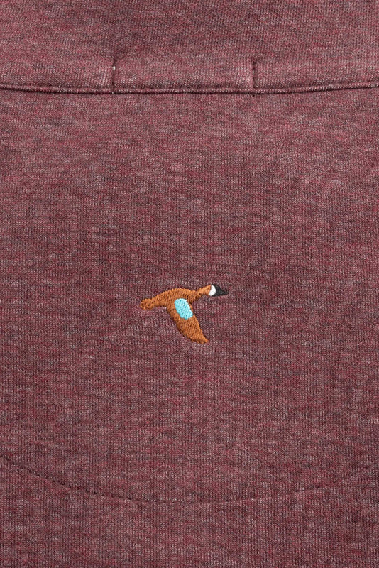 GenTeal - Cotton Modal/Quarter-Zip (Cabernet)