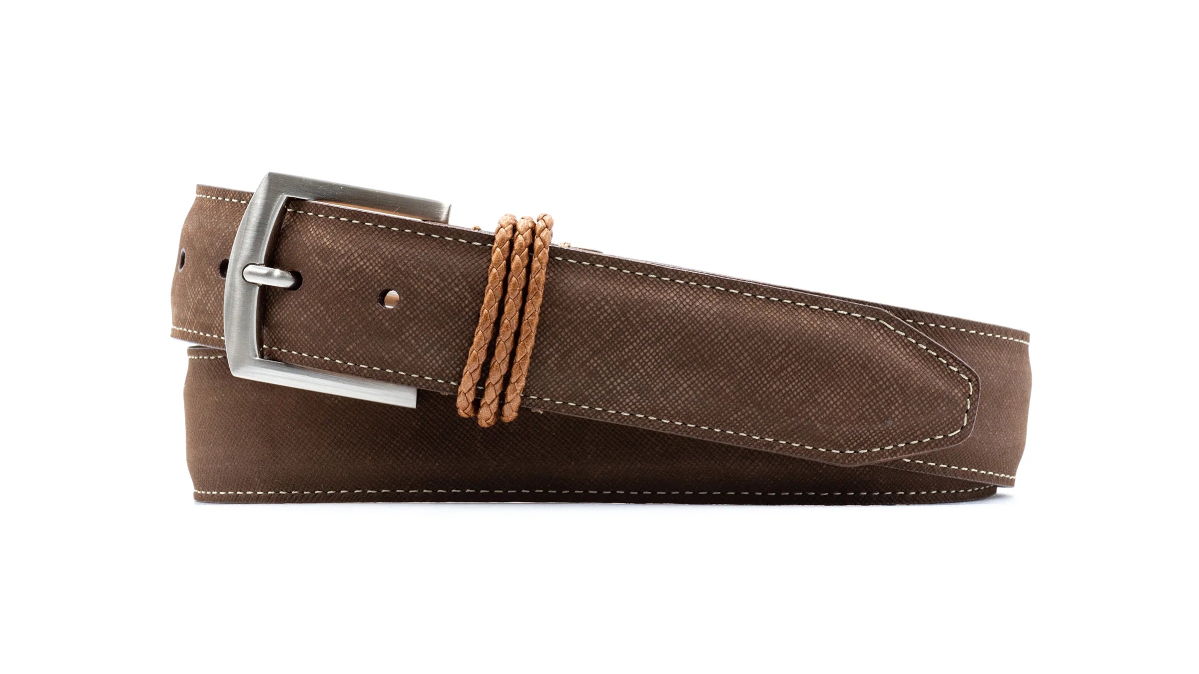 Martin Dingman - Bermuda Braid Belt (Bark)