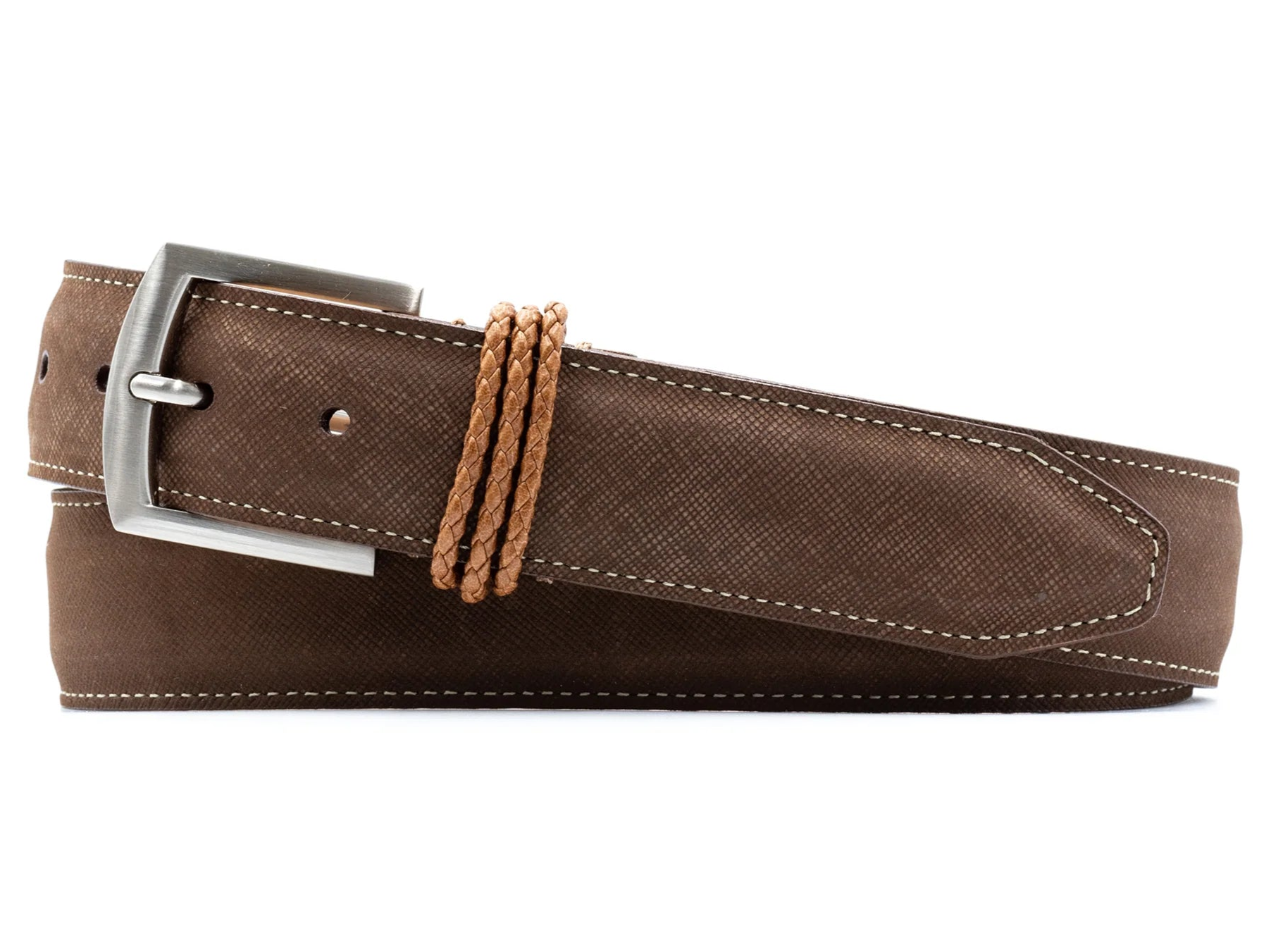 Martin Dingman - Bermuda Braid Belt (Bark)