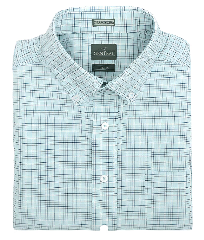Genteal - Burton Sport Shirt (Aqua)