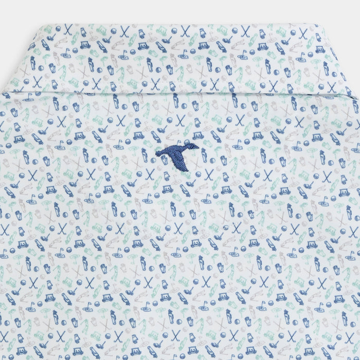 GenTeal - Caddie's Choice Printed Performance Polo (Green Bay)