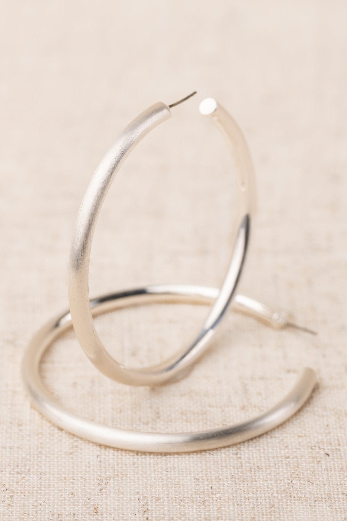 Michelle McDowell - Salem Earrings (Brushed Silver)