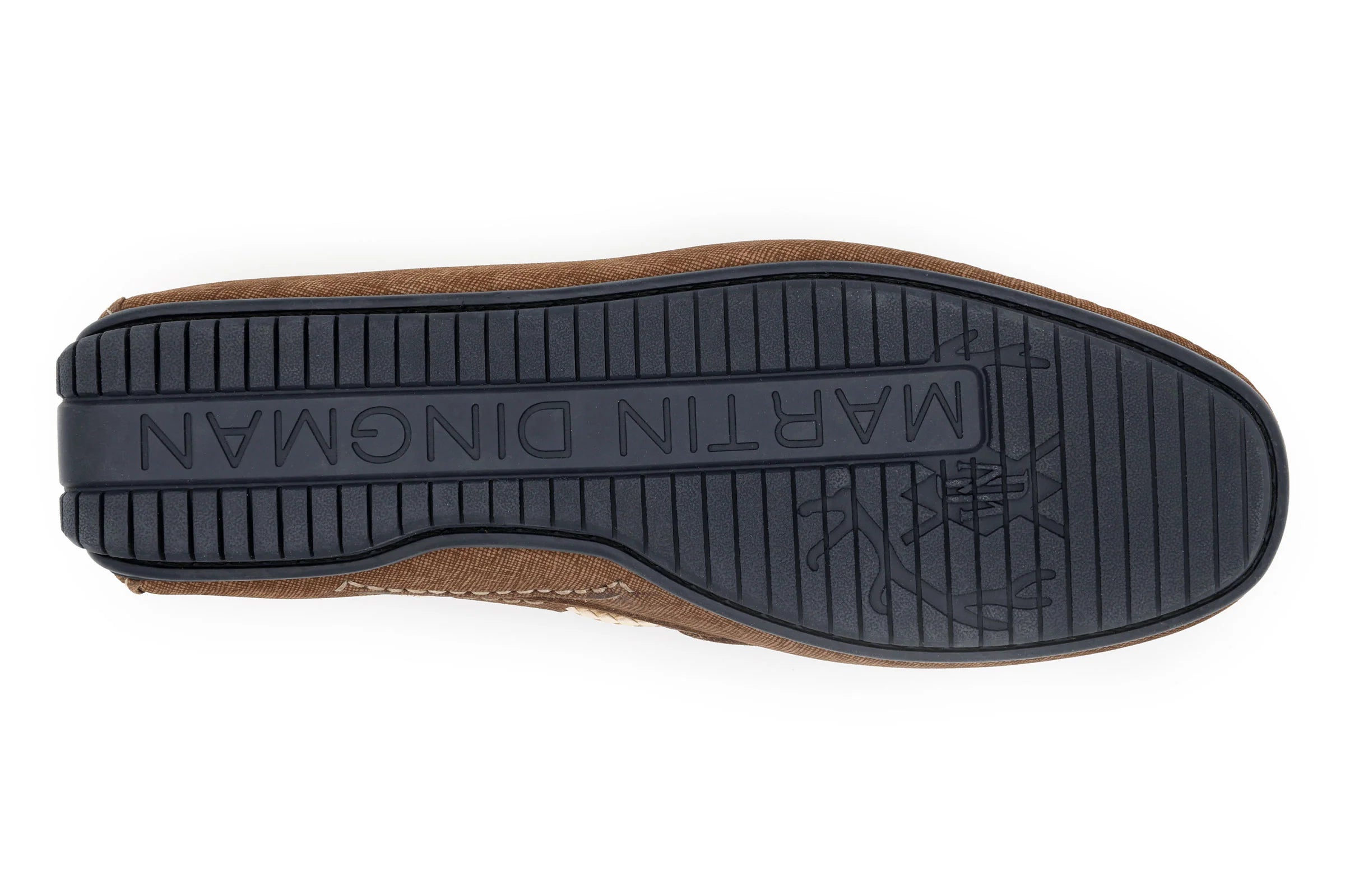 Martin Dingman - Bermuda Nubuck Braided Bit Loafers (Bark)