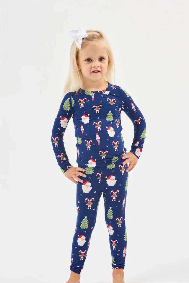 Mary Square - Toddler Pajamas (Peppermint Pine)
