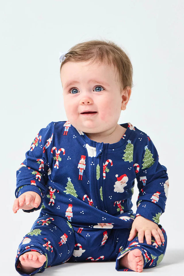 Mary Square - Baby Pajamas (Peppermint Pine)