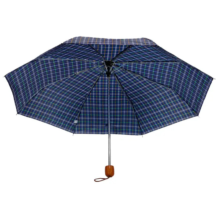 Blue Plaid Umbrella