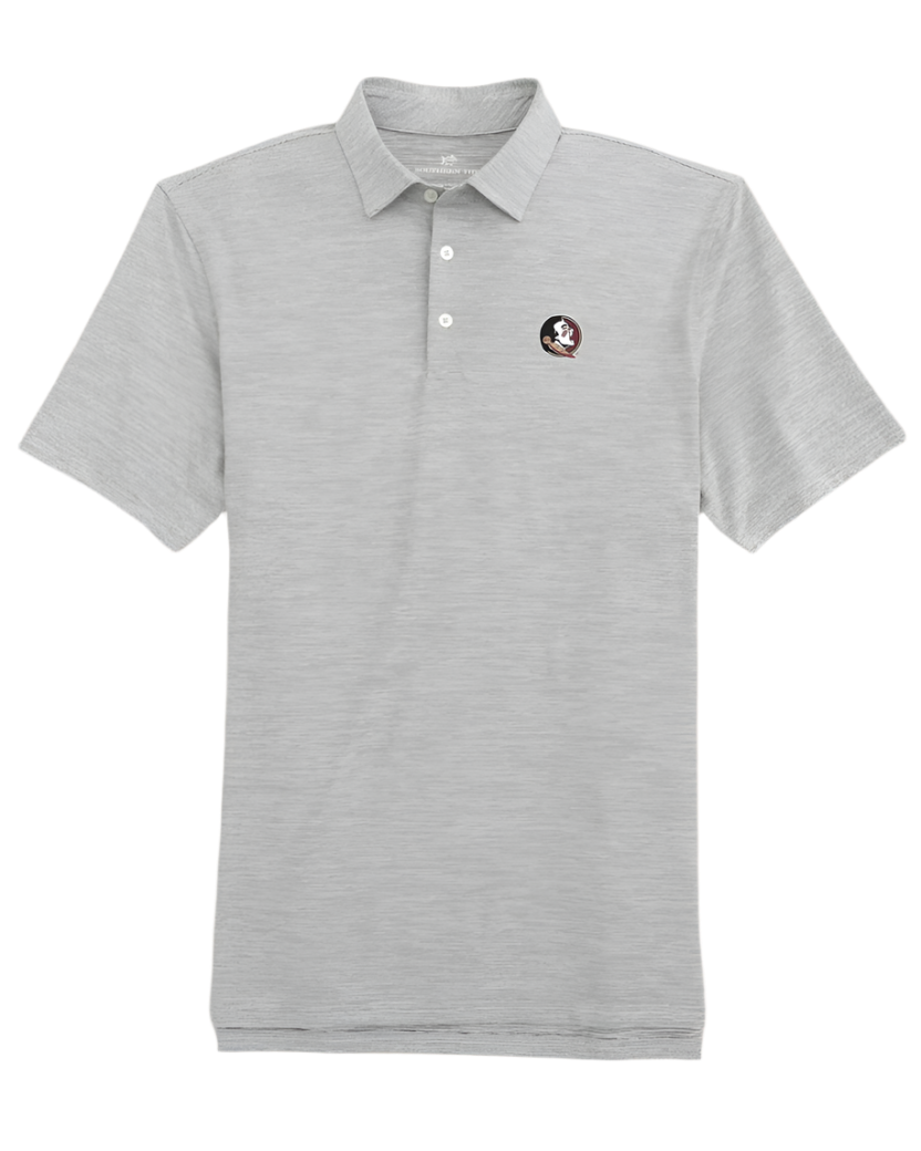 Southern Tide - Driver Spacedye Performance Polo (Slate Grey)