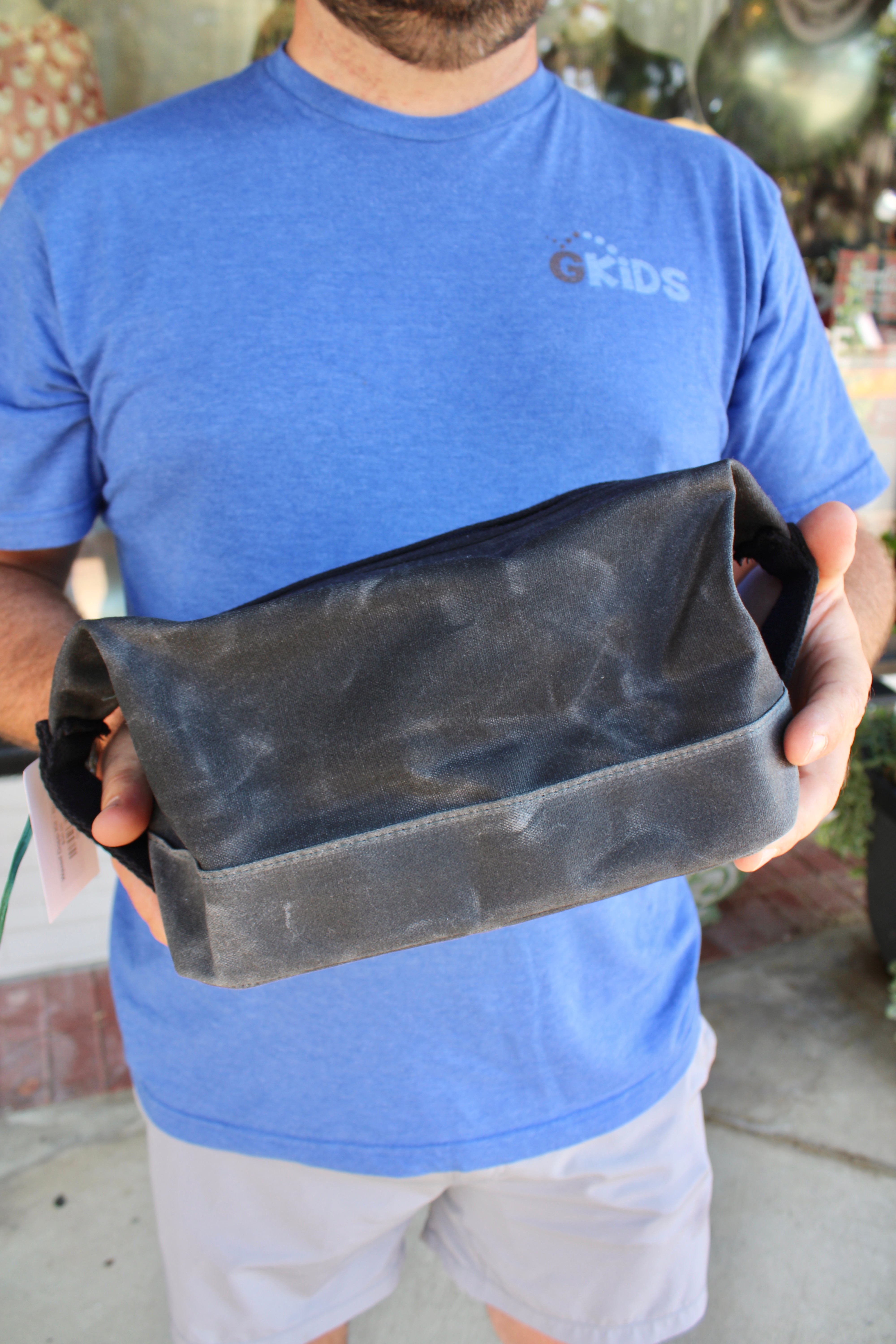 Waxed Dopp Kit - Black