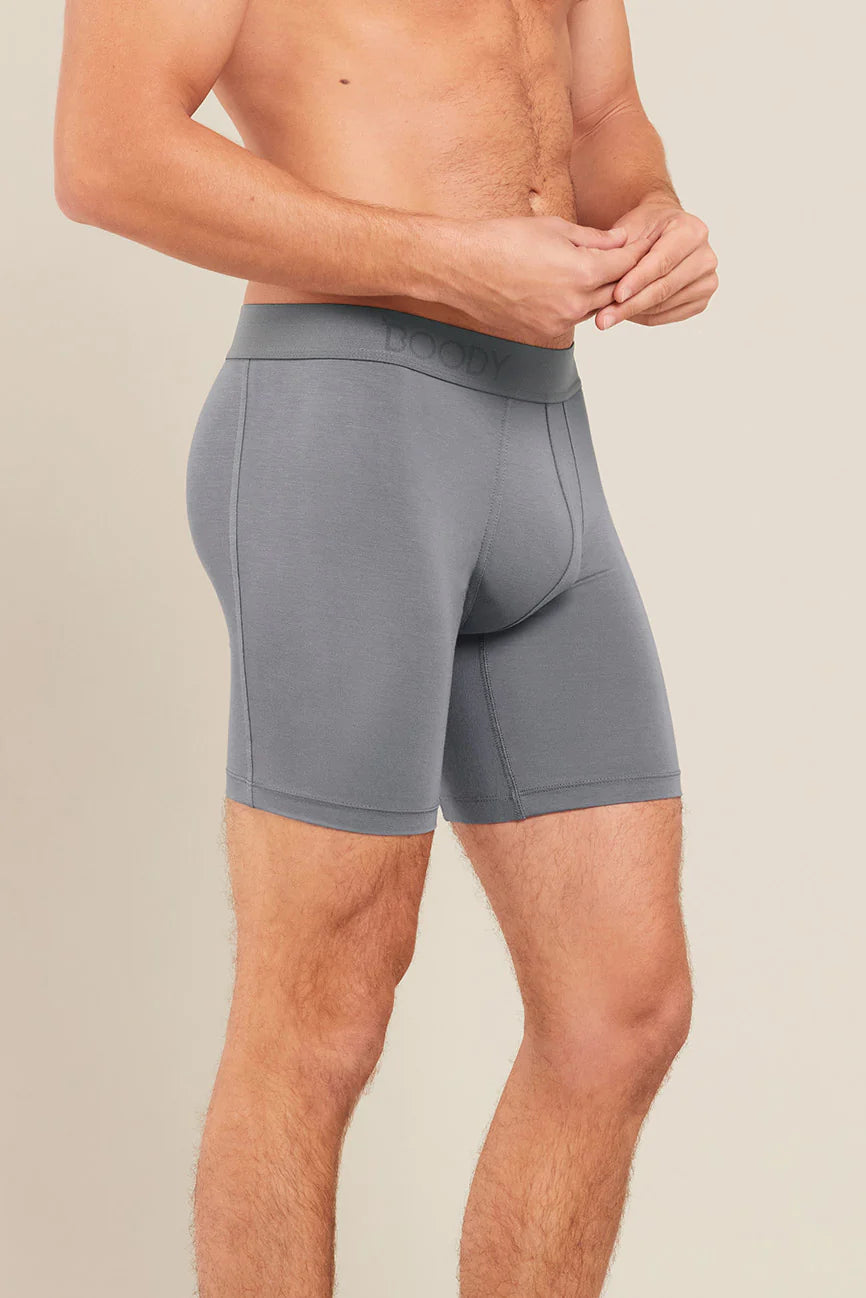 Boody - Men's Everyday Long Boxers (Ash)