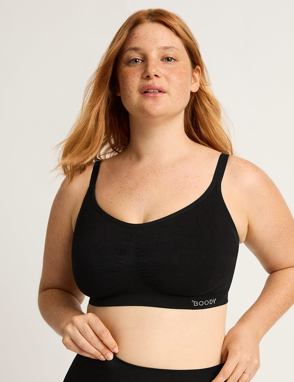 BOODY - Full Bust Wireless Bra (Black)