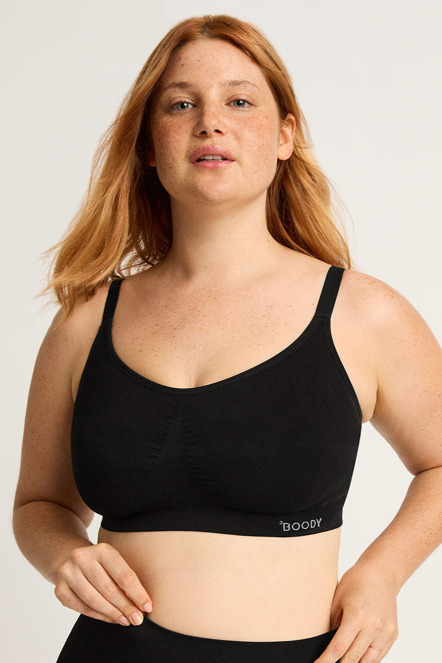 BOODY - Full Bust Wireless Bra (Black)