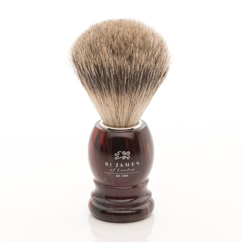 St. James of London - Super Badger Brush (Tortoise)