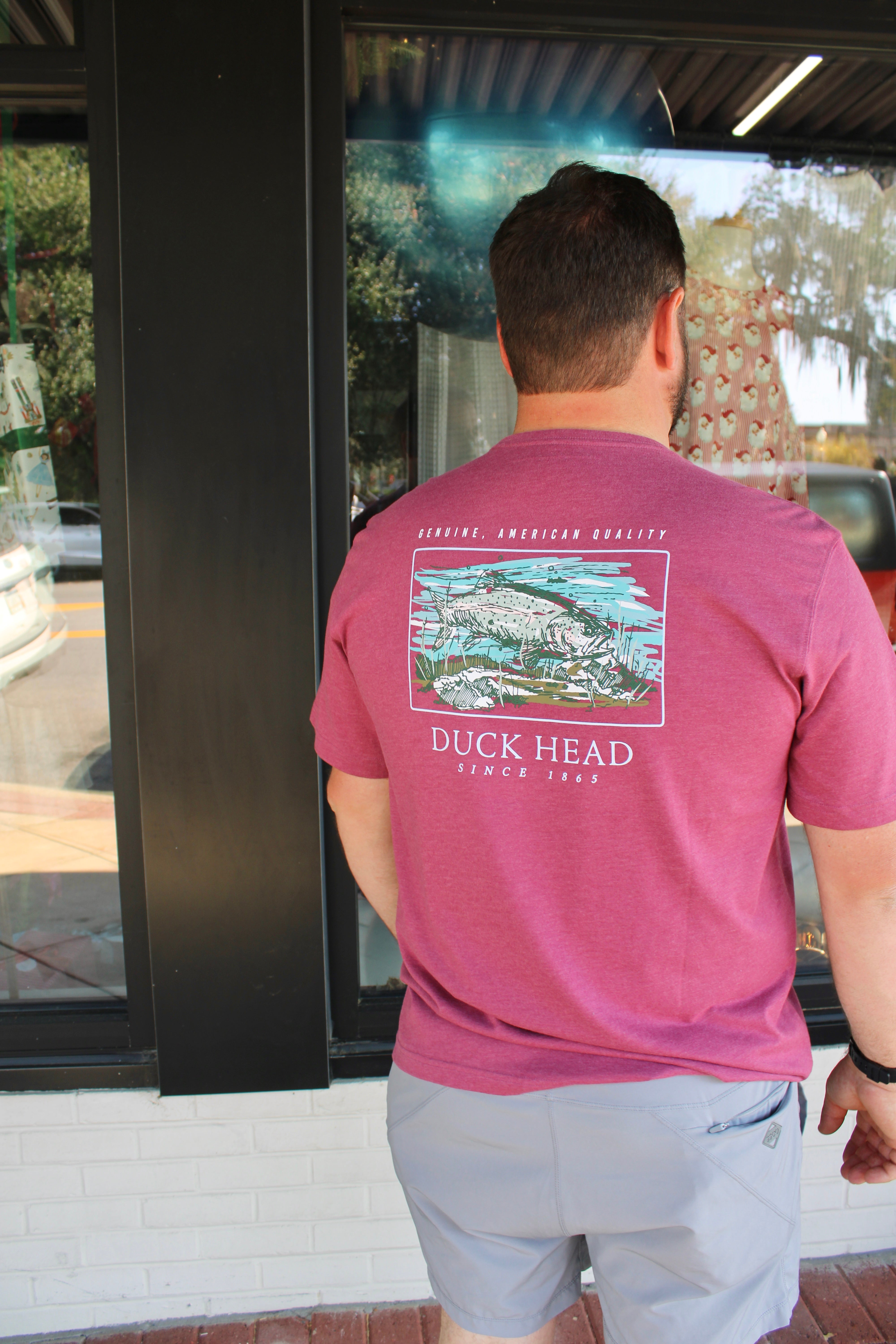 Duck Head - Trout Tee (Violet Quartz Heather)