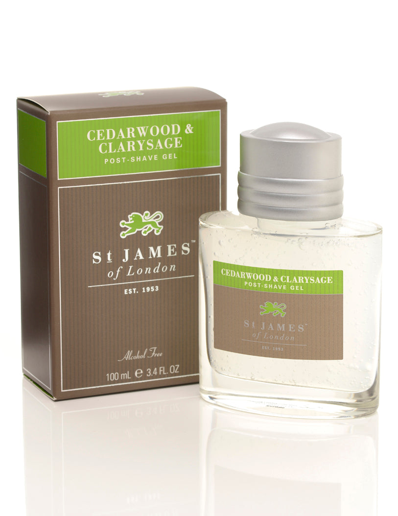 St. James of London - Cedarwood & Clarysage Post-Shave Gel