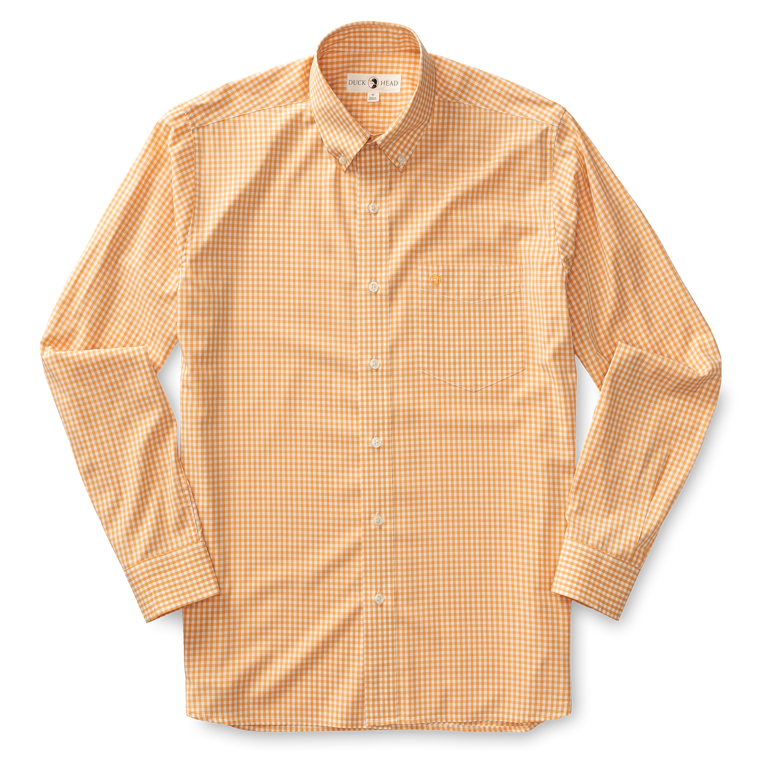 Duck Head Walton Gingham Performance - Almost Apricot