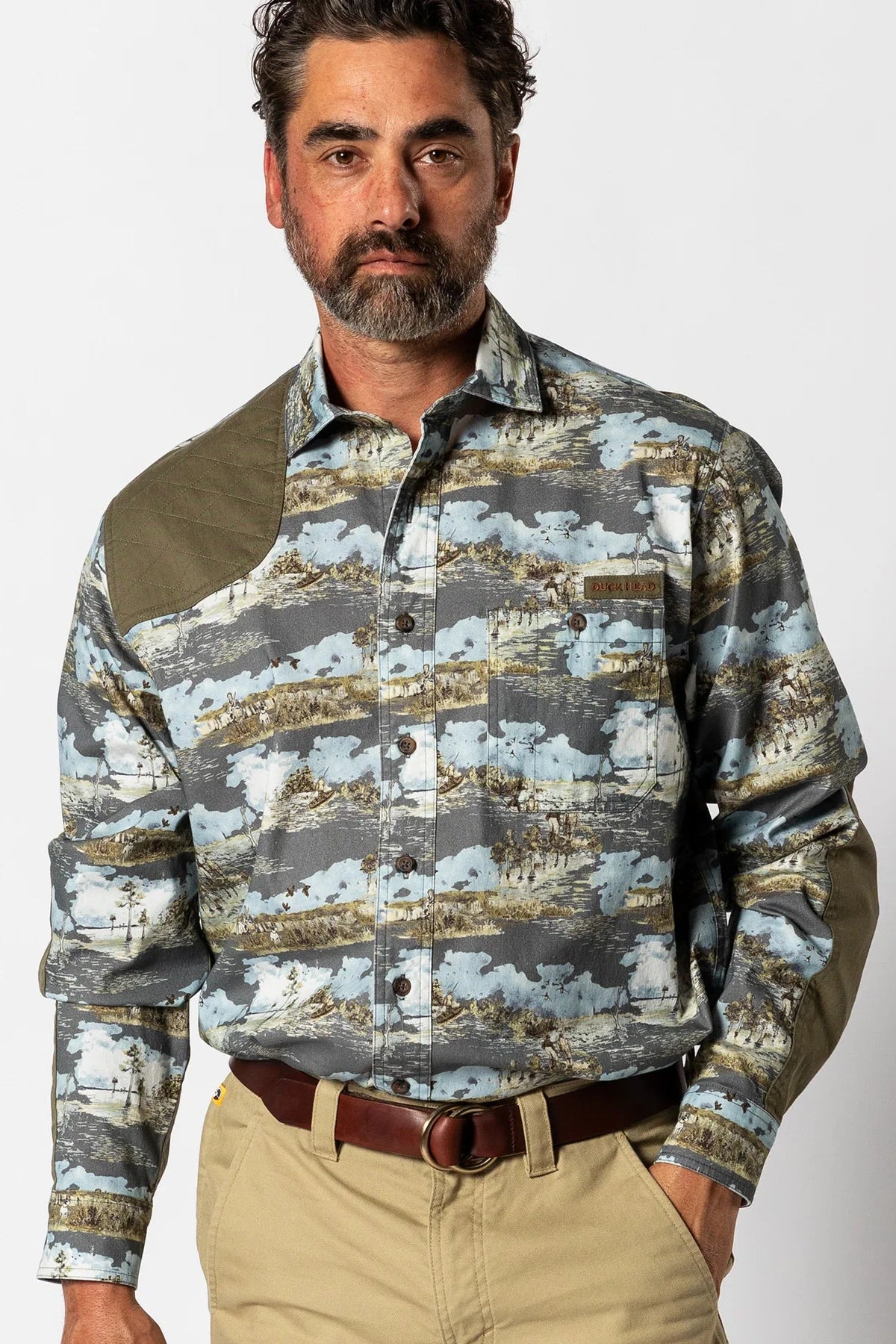 Duck Head - Woodland Shooting Shirt (Sedona Sage Print)