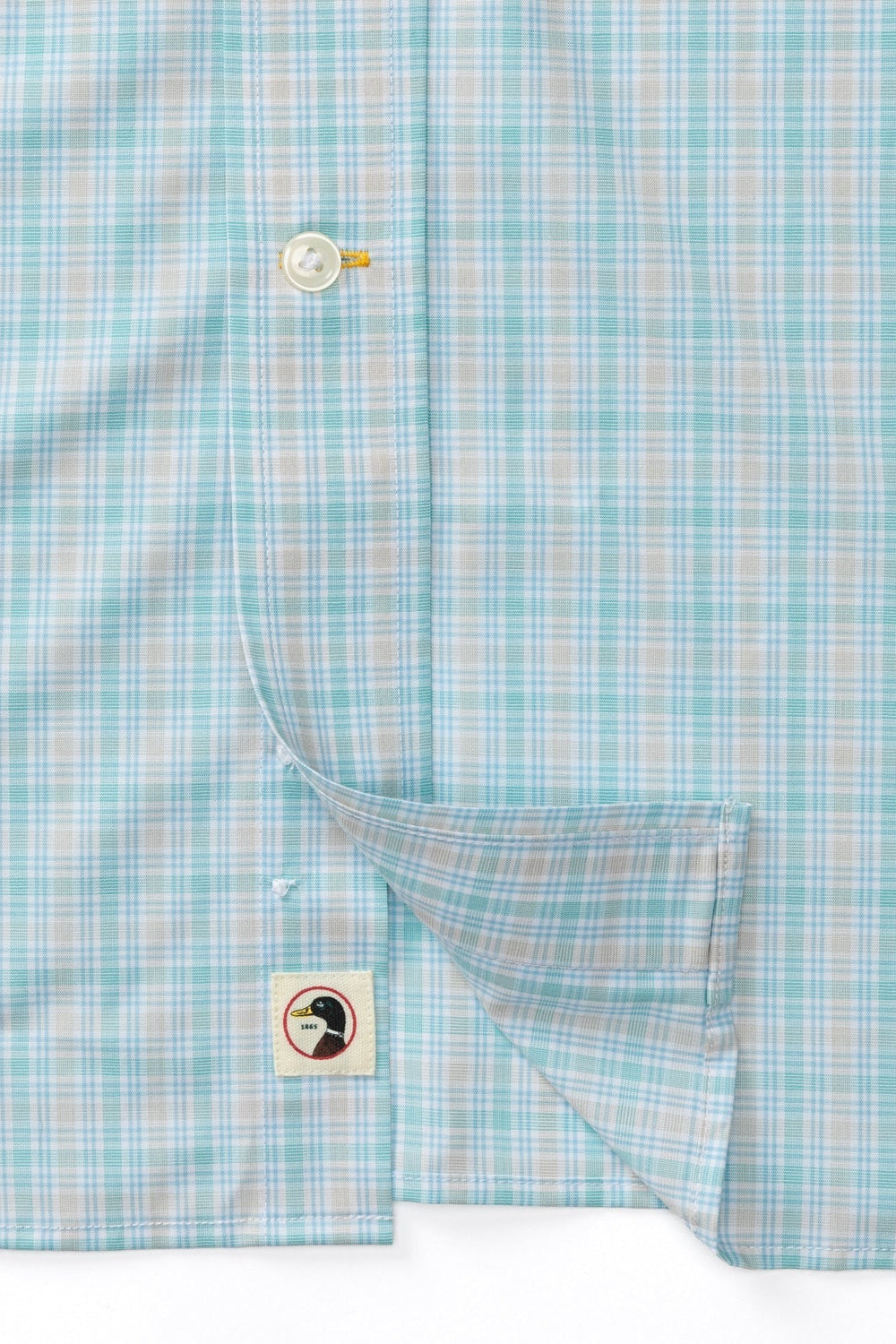 Duck Head - Performance Poplin Sport Shirt Trent Plaid (Meadowbrook)
