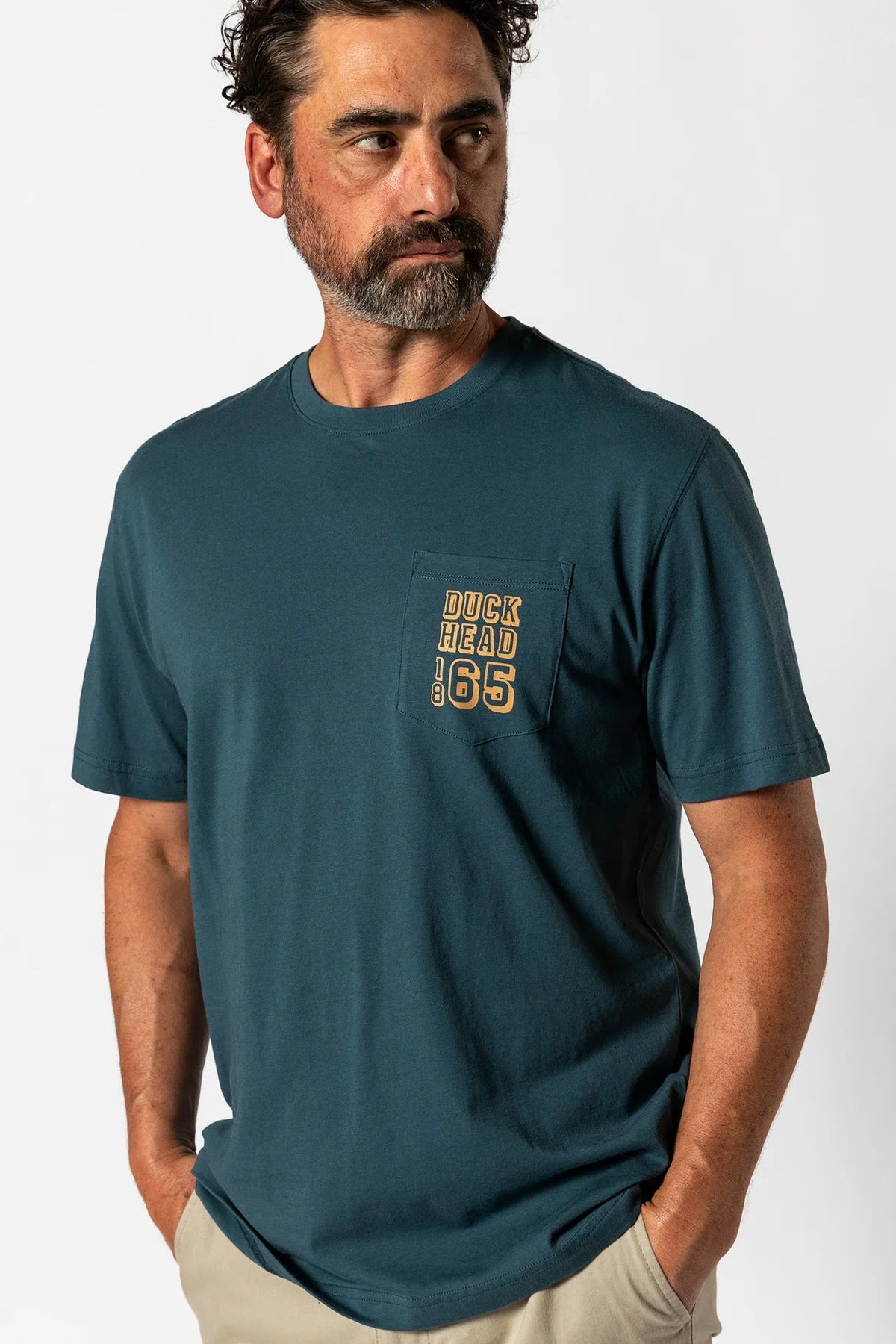 Duck Head - Gold School Tee (Orion Blue)