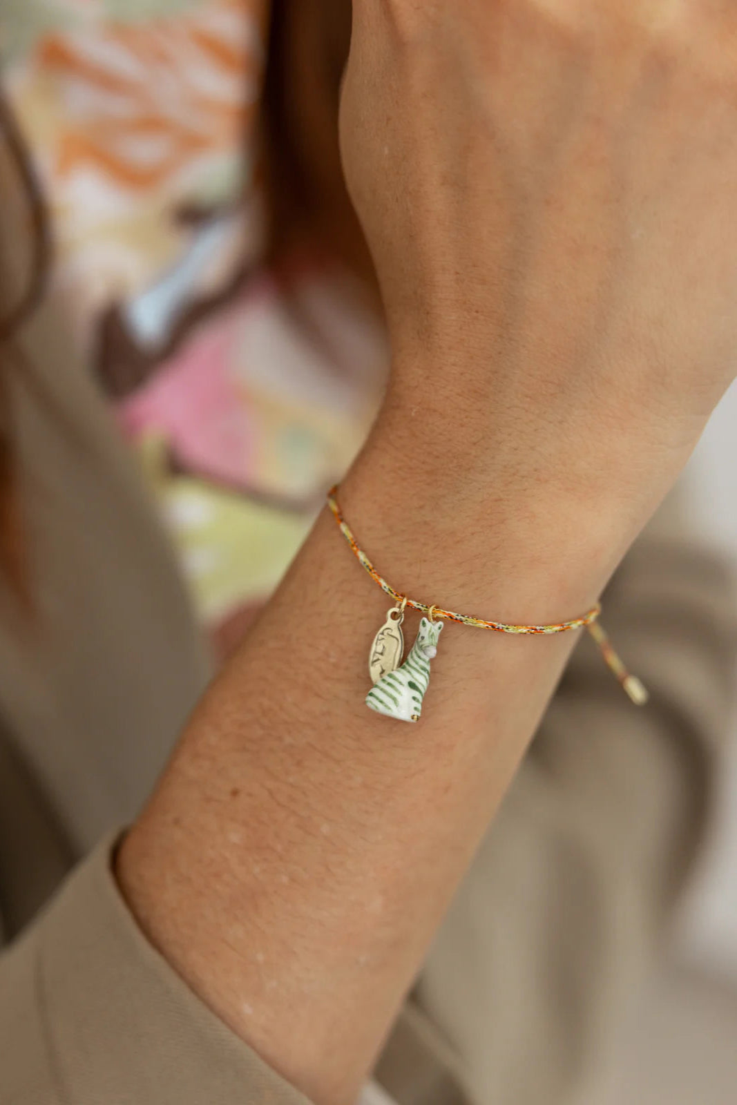 Nach - Zebra Charm Bracelet (Savane)