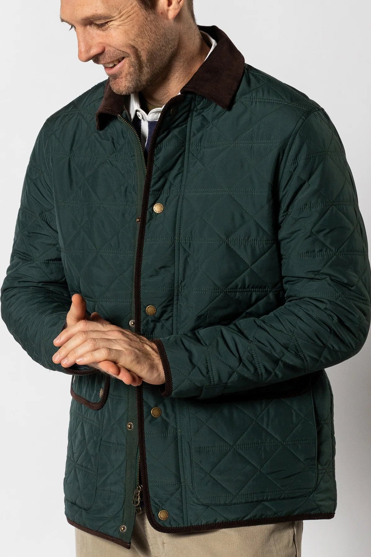 Duck Head - Fremont Lodge Performance Quilted Jacket (Spruce Green)