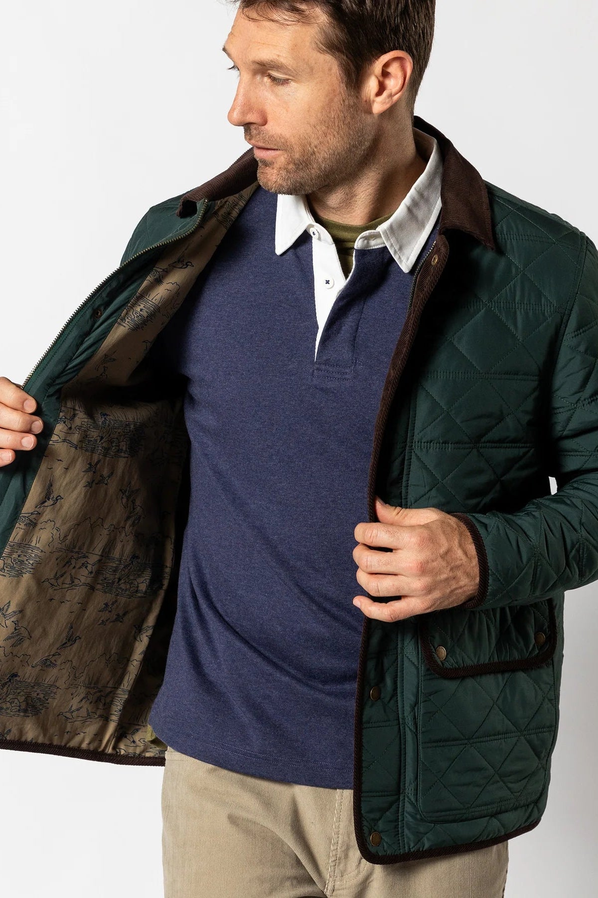 Duck Head - Fremont Lodge Performance Quilted Jacket (Spruce Green)