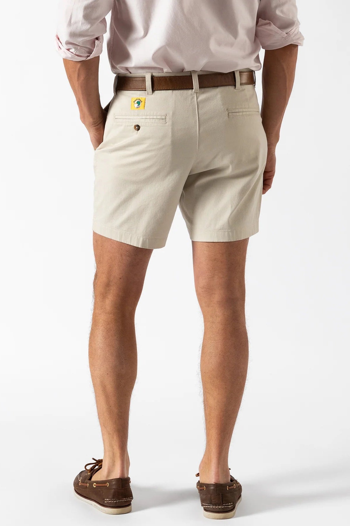 Duck Head - 7 in Gold School Chino Short (Stone Gold Patch)