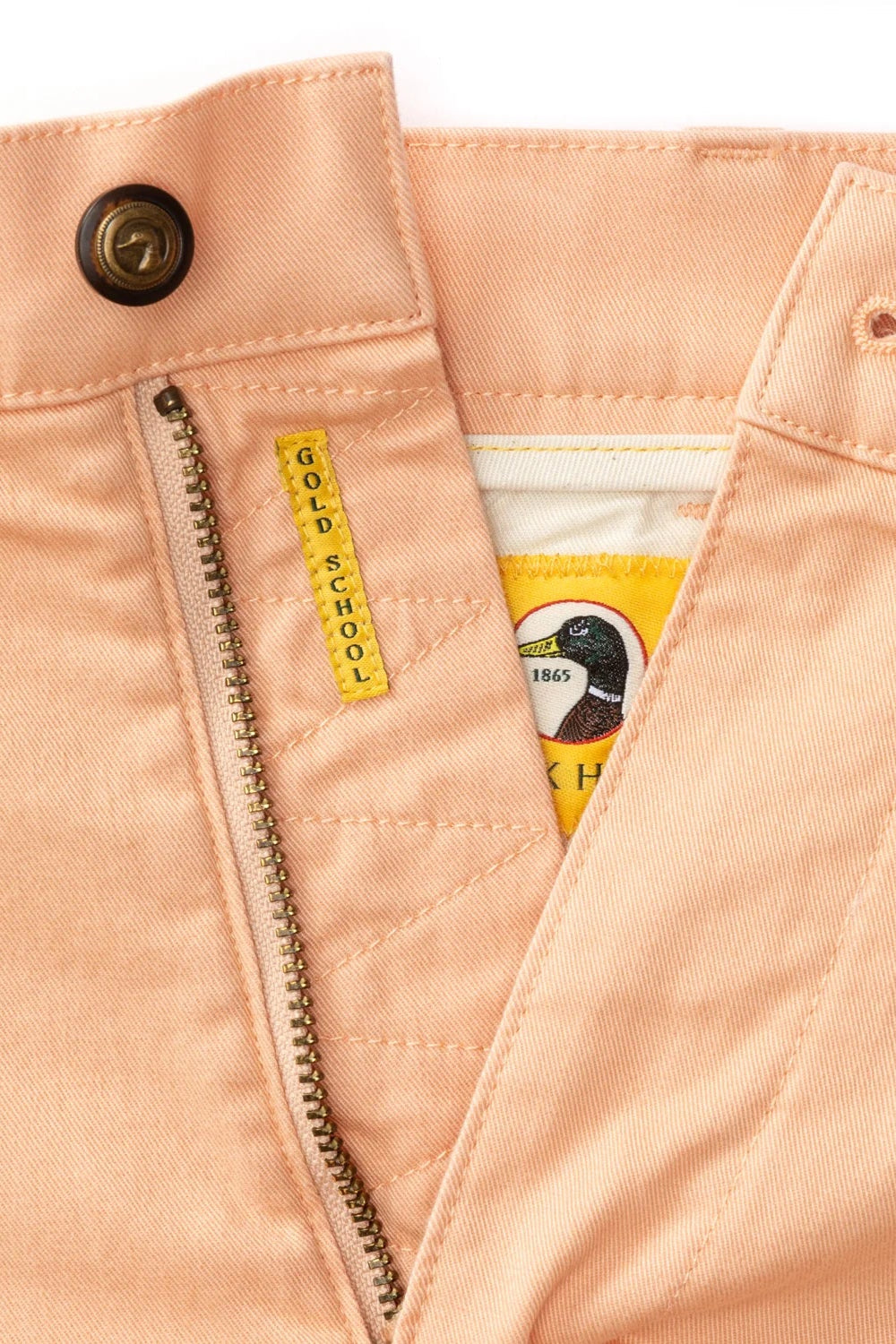 Duck Head - 7in Gold School Chino Short (Faded Peach)