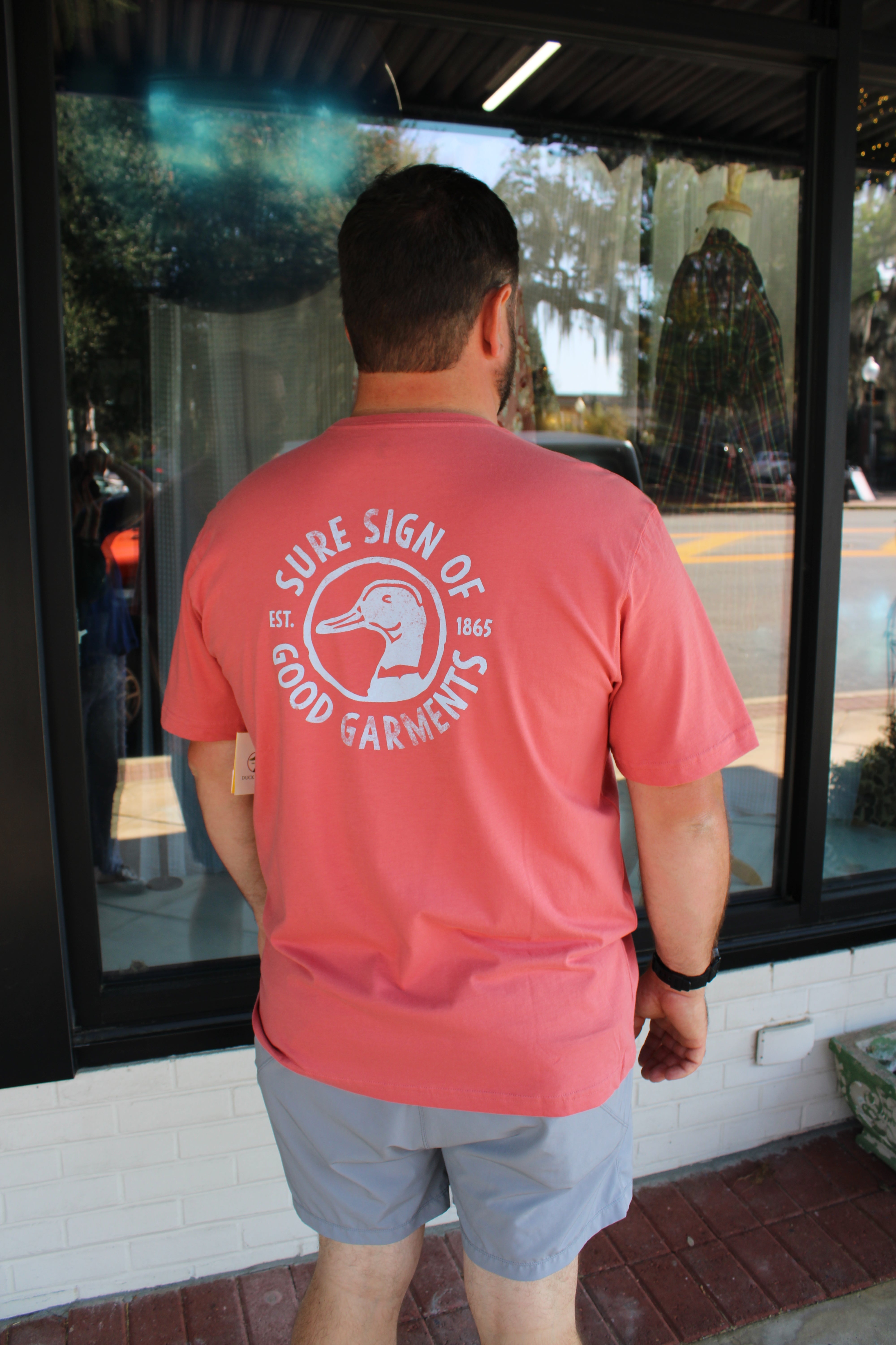 Duck Head - Sure Sign Tee (Sunwashed Red)