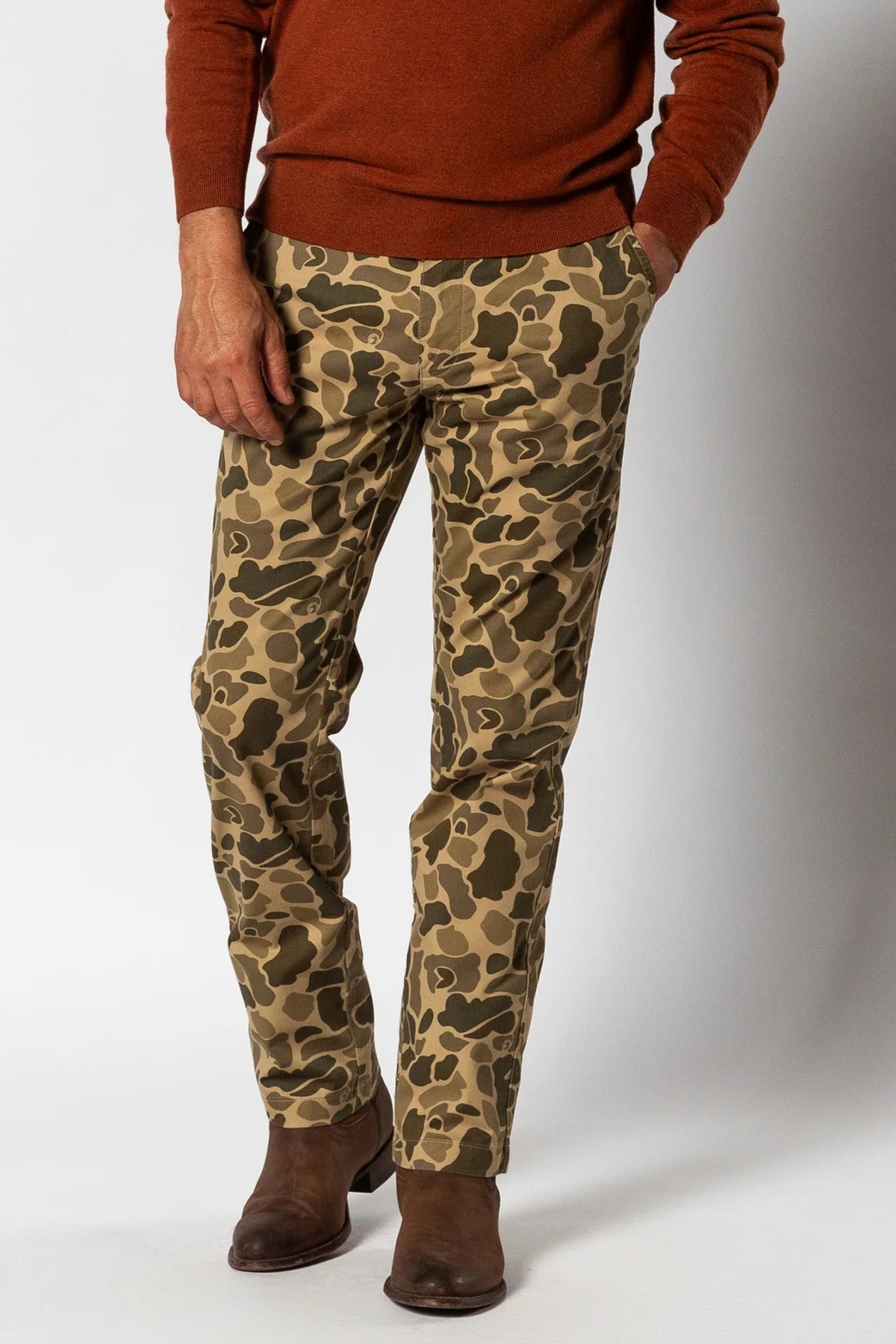 Duck Head - Classic Fit Gold School Chino (Original Khaki Camo)