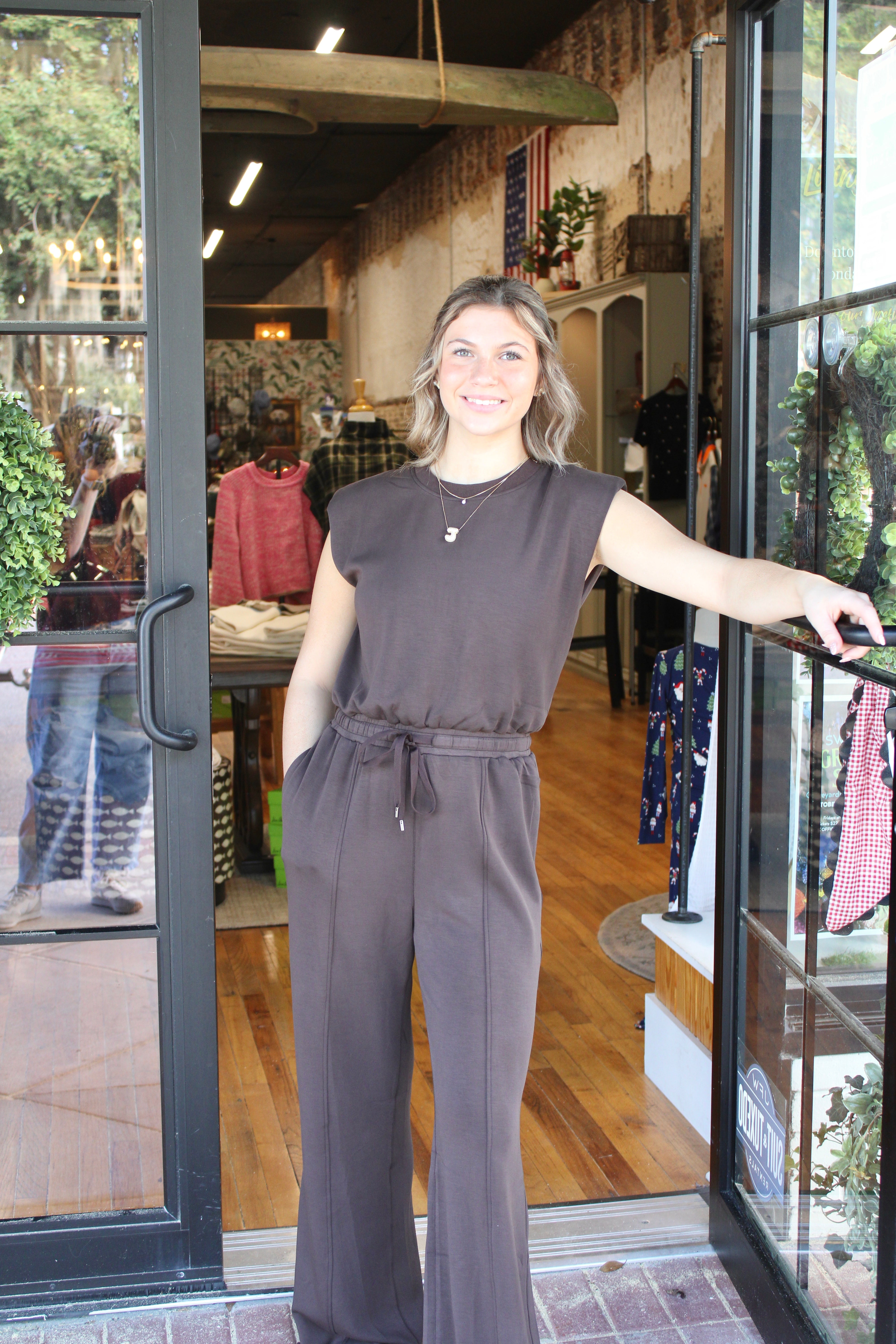 Renee Jumpsuit (Espresso)