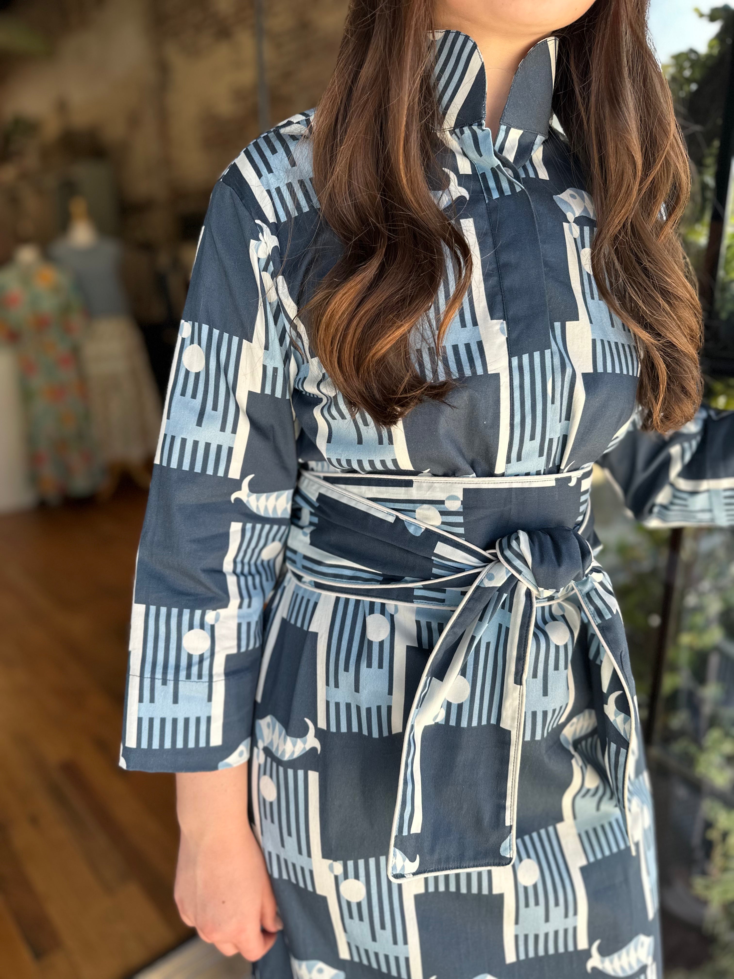 Holly Shae - Grace Dress (Blue Harbor Tile)