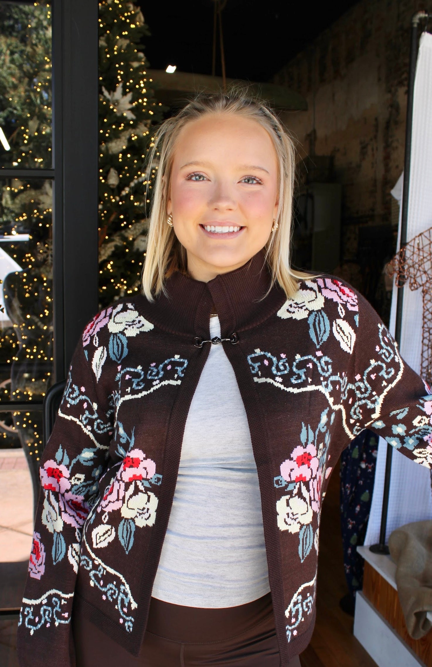 Cara Cardigan (Brown)