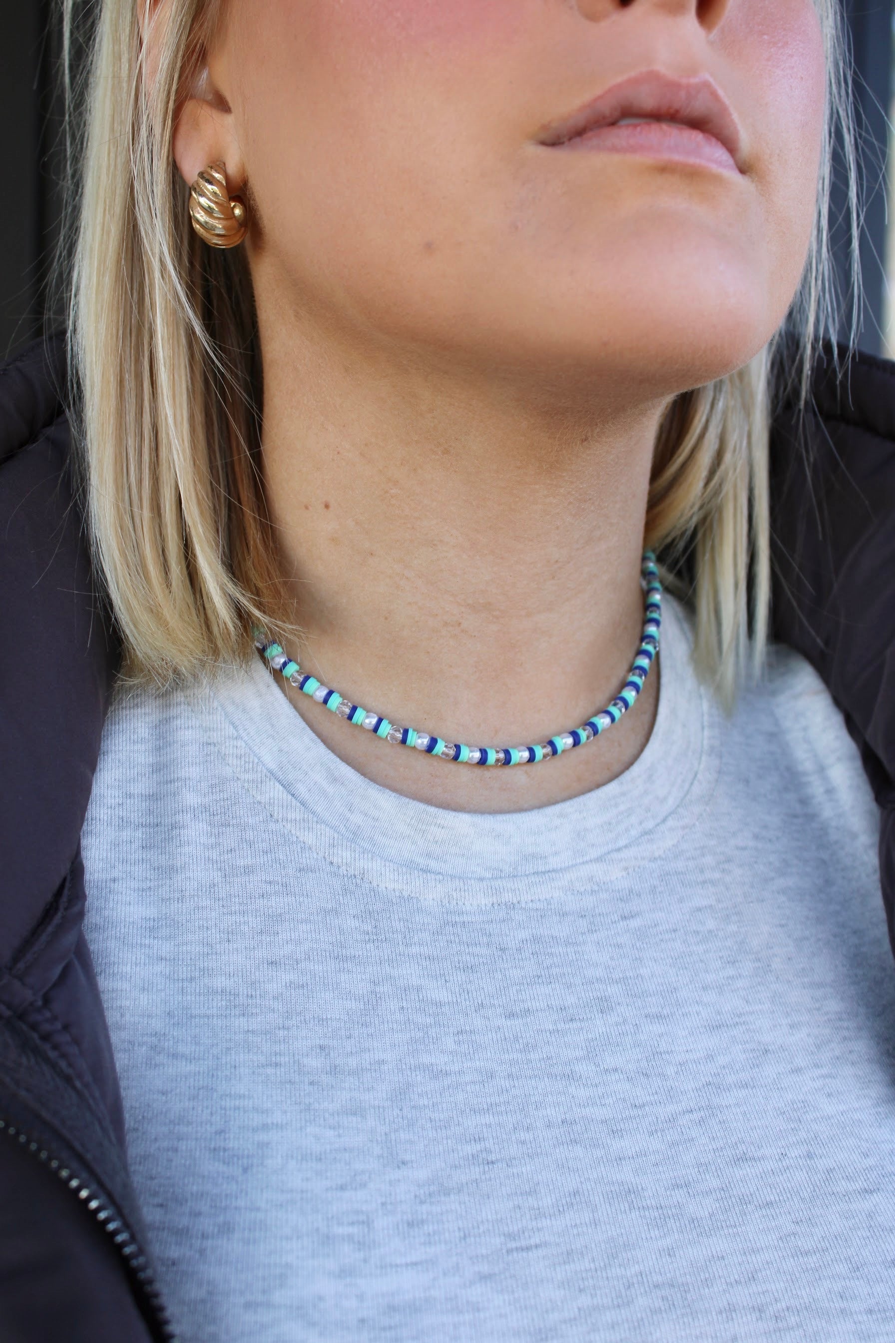 Madelyn Choker Set (Blue)
