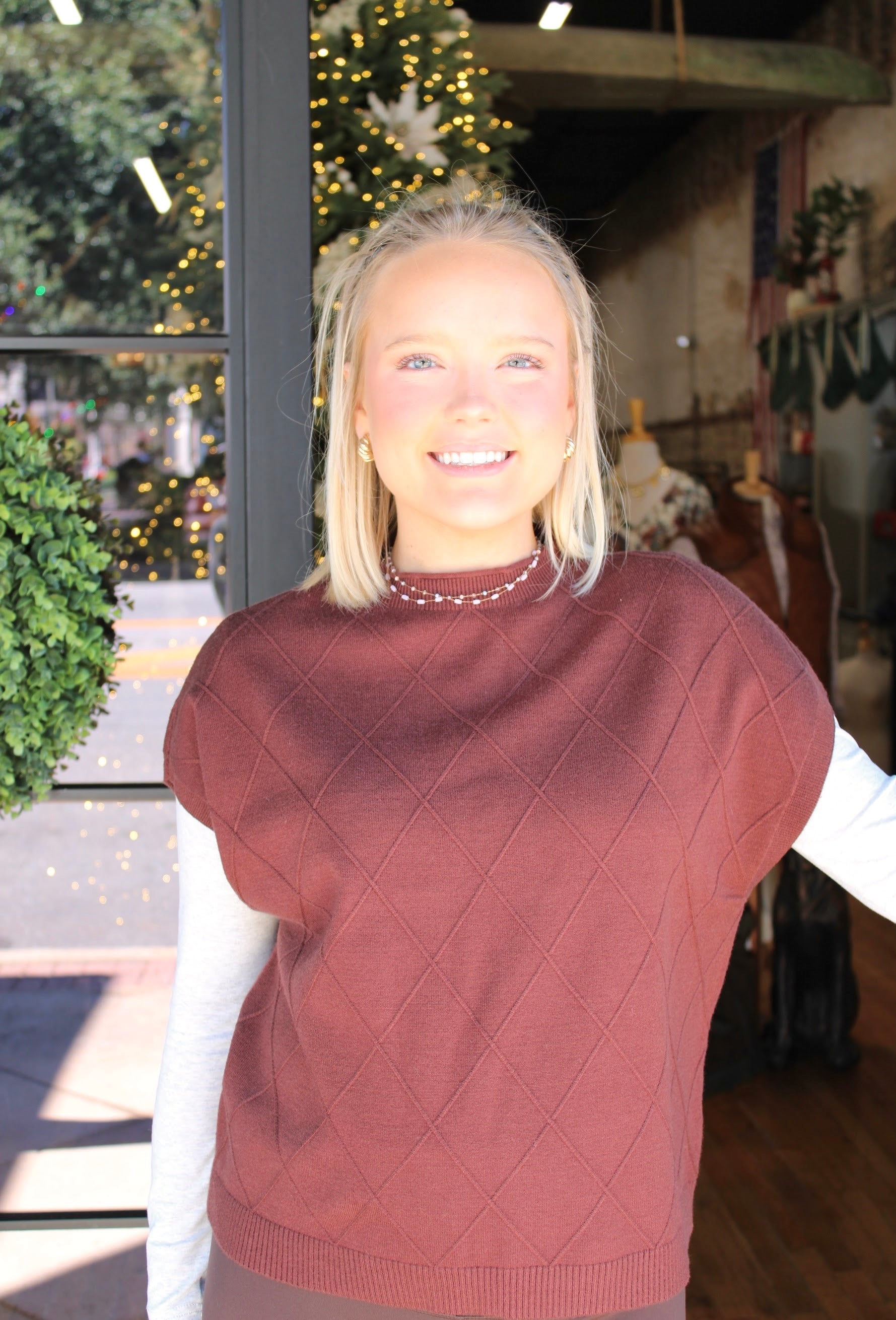 Kimberly Sweater - Chestnut