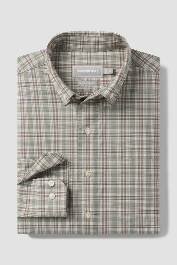 SSCO - Hillcrest Plaid Button Down (Burnt Olive)