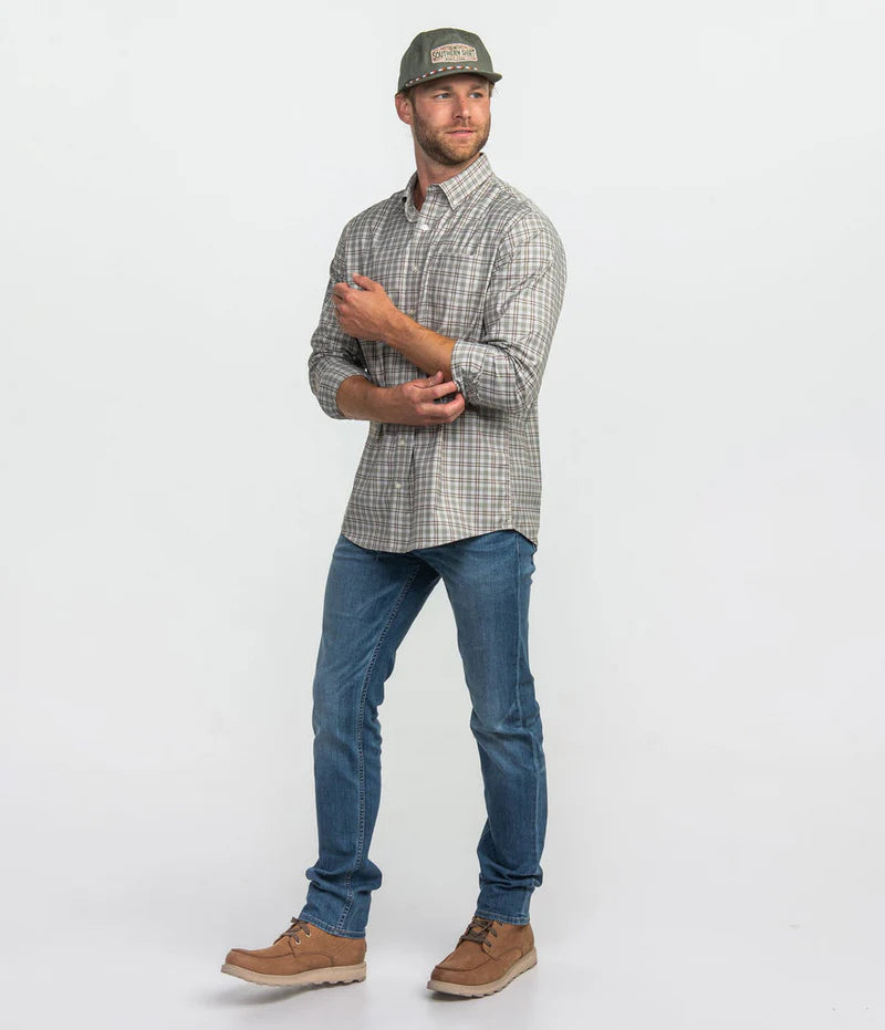 SSCO - Hillcrest Plaid Button Down (Burnt Olive)