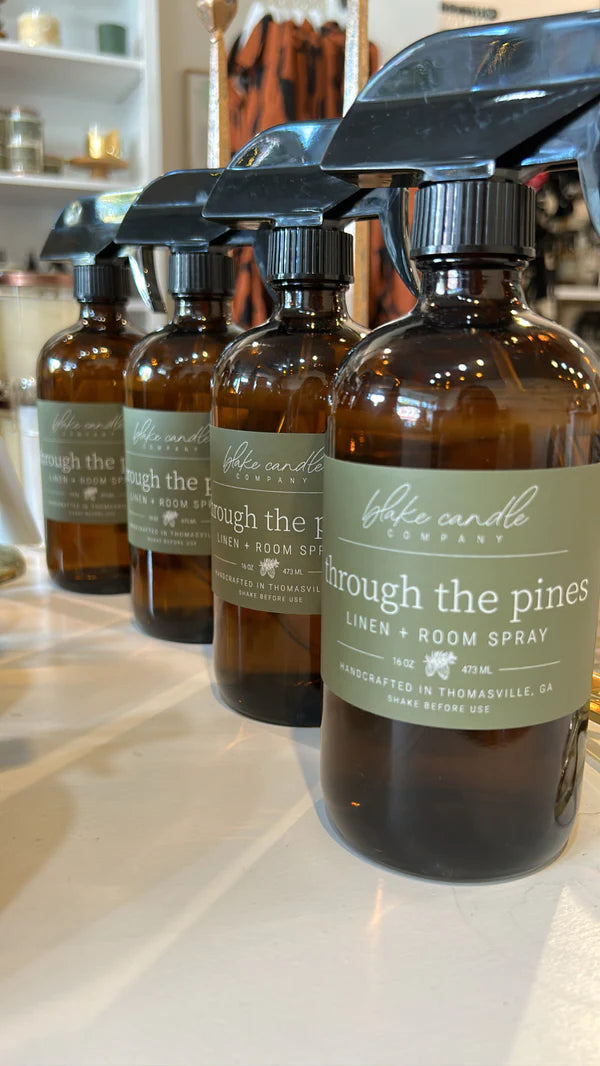 Blake Candle Company -Through The Pines Linen + Room Spray