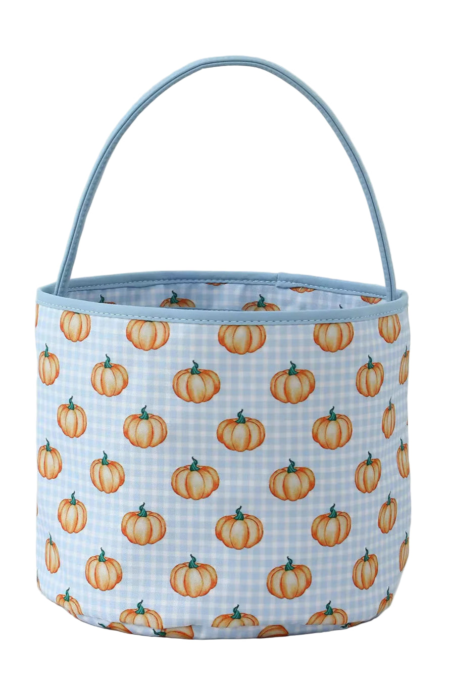 Pumpkin Halloween Basket (Blue)