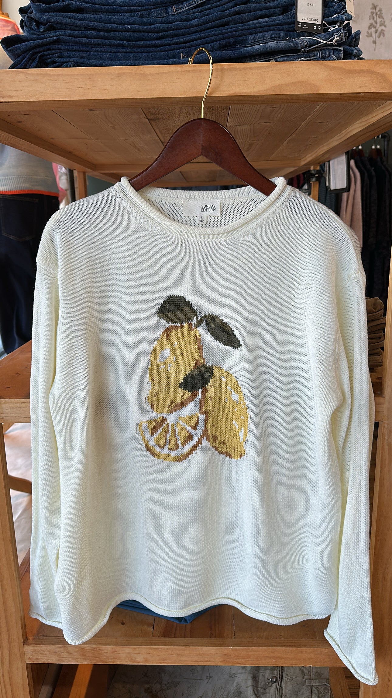 Lemon Sweater - Cream