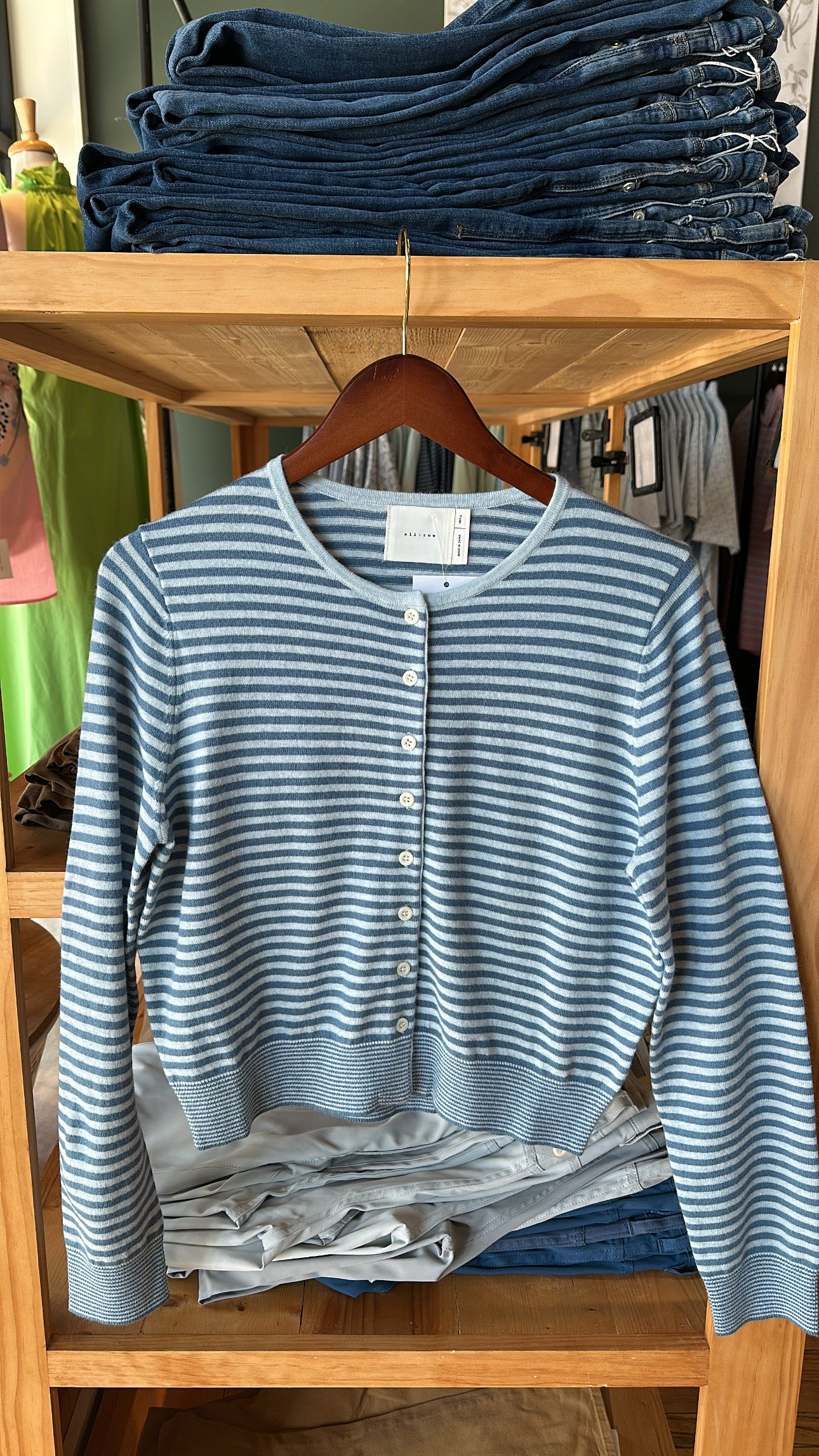 Monica Cardigan - Blue/Navy