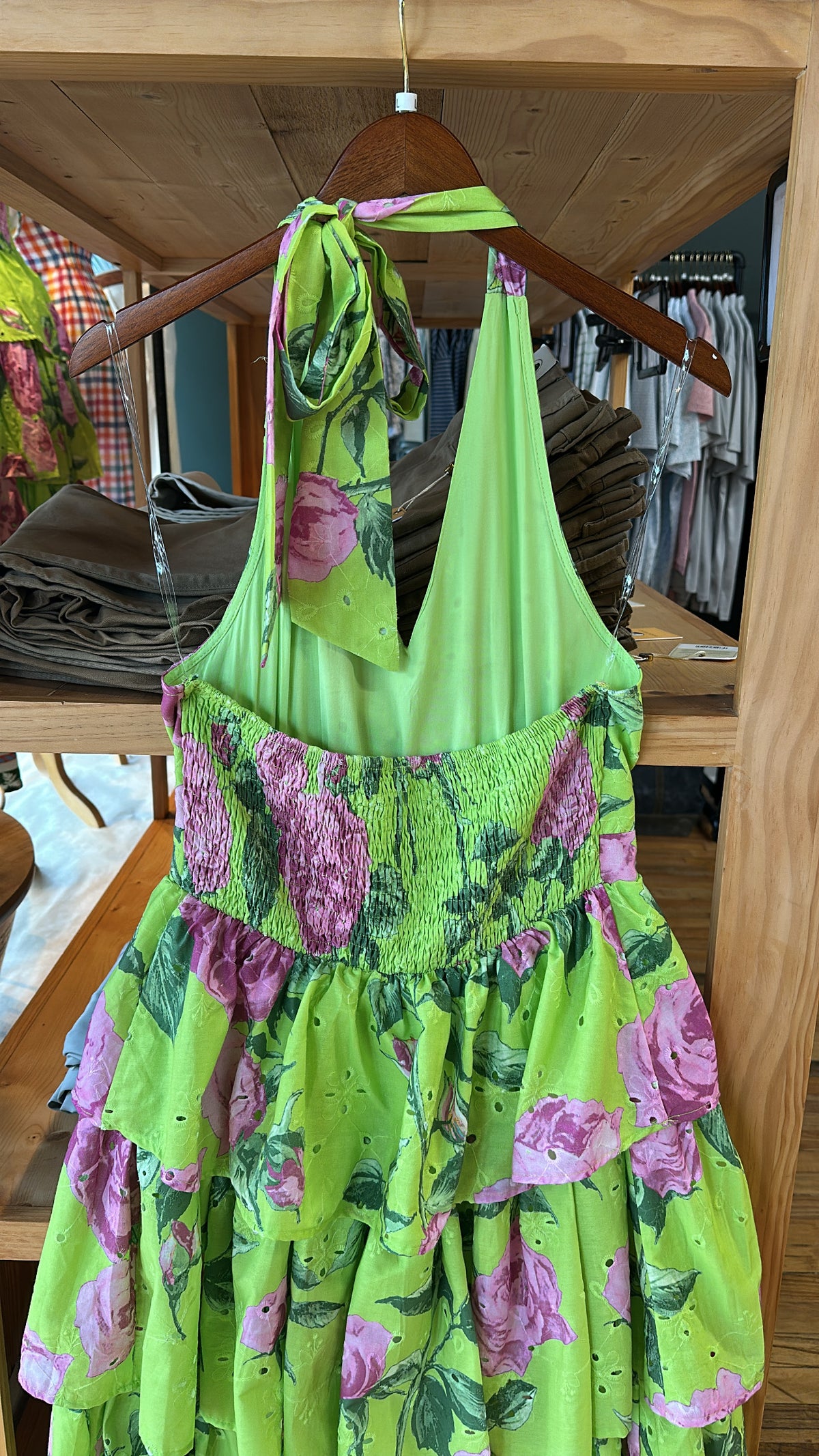 Carissa Dress - Chartreuse