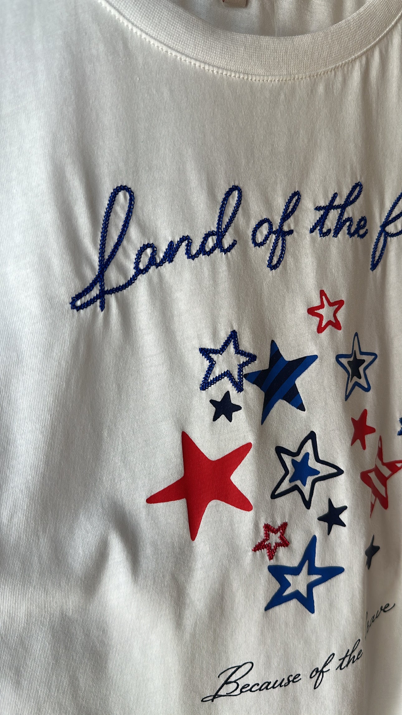 Land of the Free Tee - White
