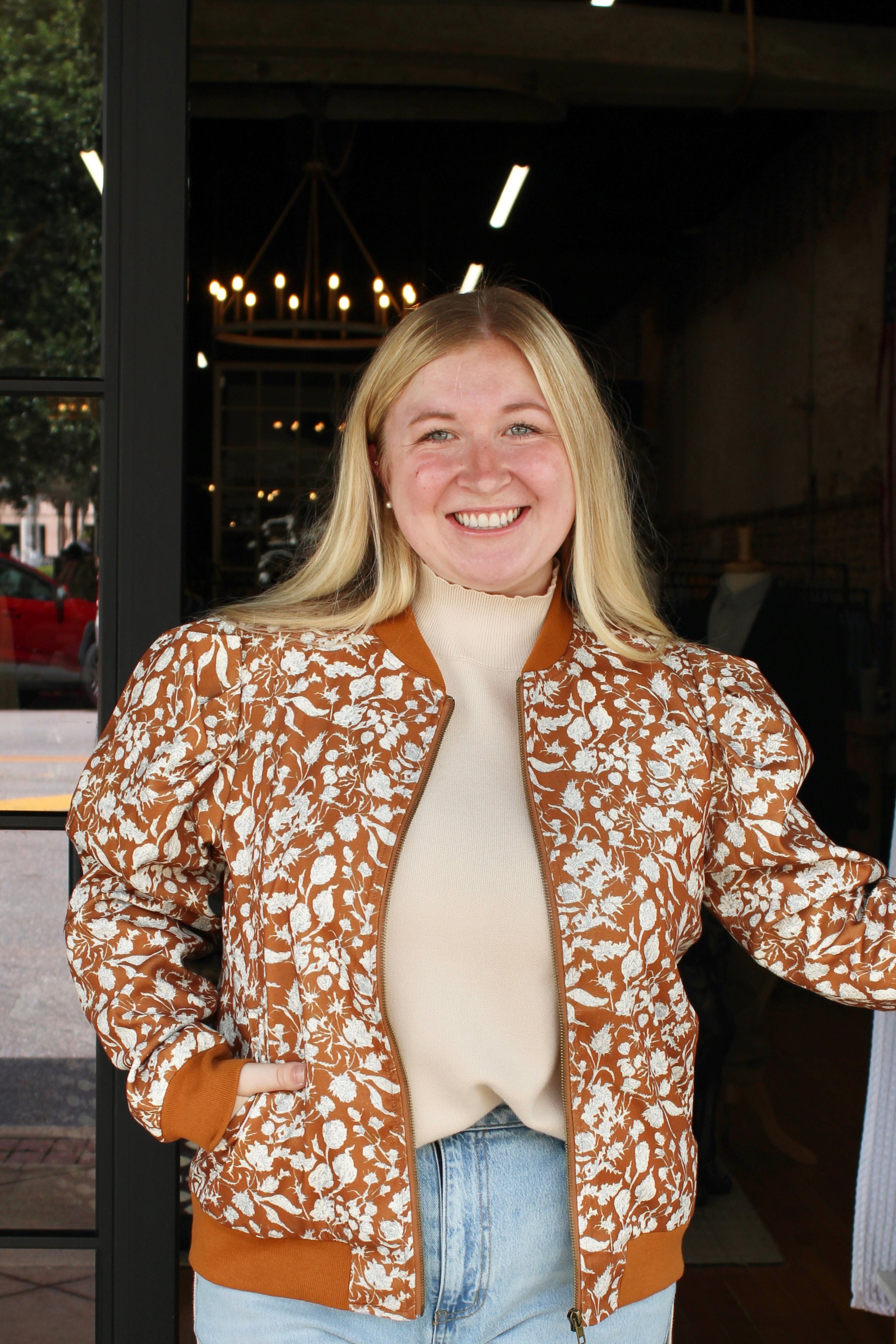 Bomber Jacket (Camel)