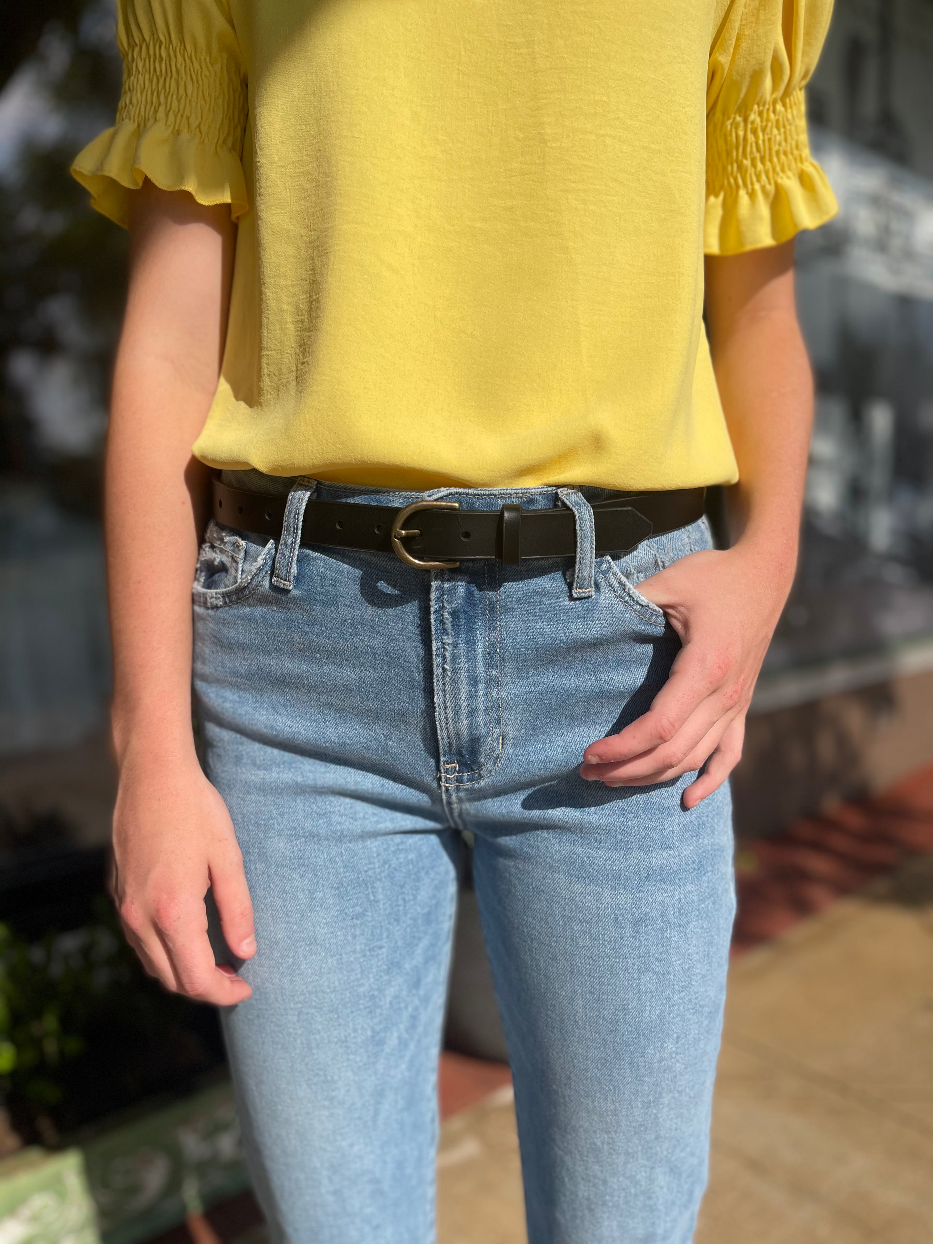 ABLE - Roseli Belt (Black) FINAL SALE